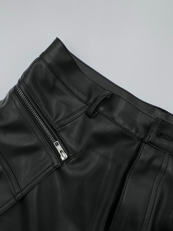 Leather Kilted Trouser - ROPES